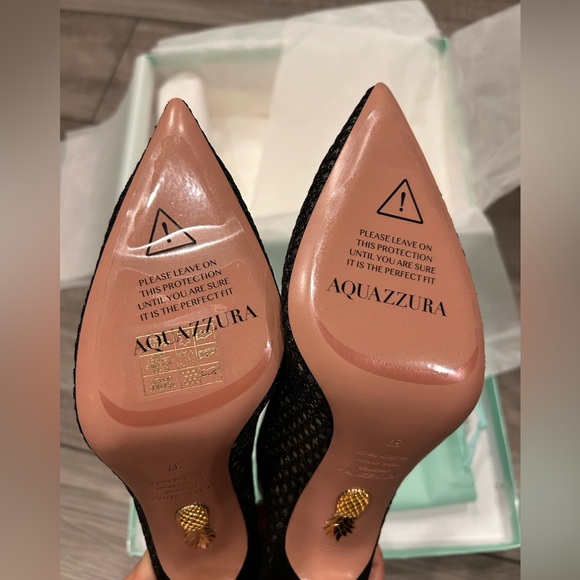 Aquazzura Asha Mesh Pumps - Picture 16 of 16